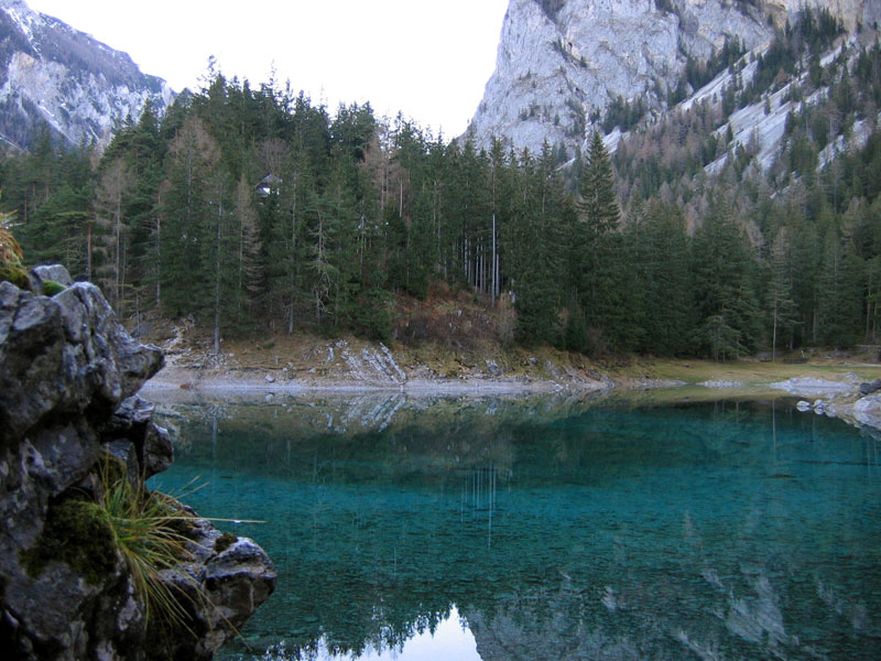 Leicht erreichbarer Ausflugstipp: Grüner See, ein Karstsee in der Steiermark auf dem Gebiet der Gemeinde Tragöß-Sankt Katharein im Ortsteil Oberort, südlich der Hochschwabgruppe.